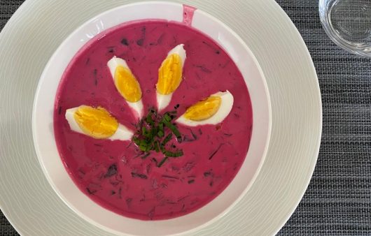 Cold Red Beet Soup