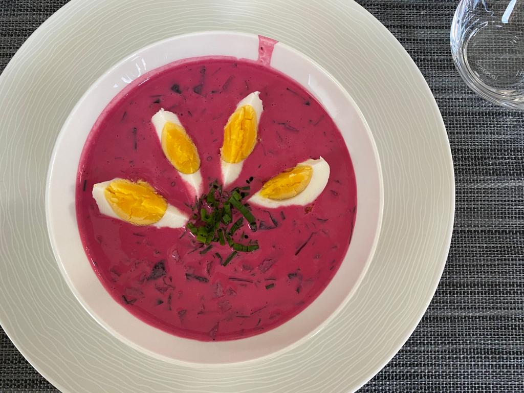 Cold Red Beet Soup